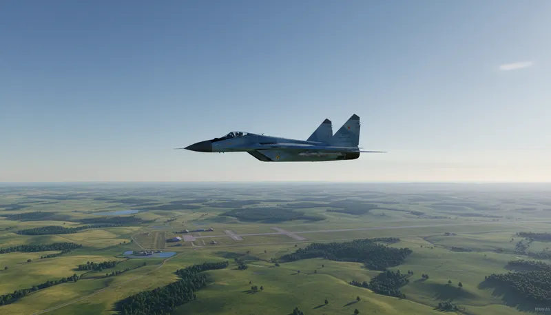 Illustration of mig: A type of fighter aircraft.