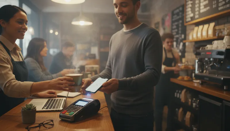 Illustration of nfc: Technology for short-range wireless communication.