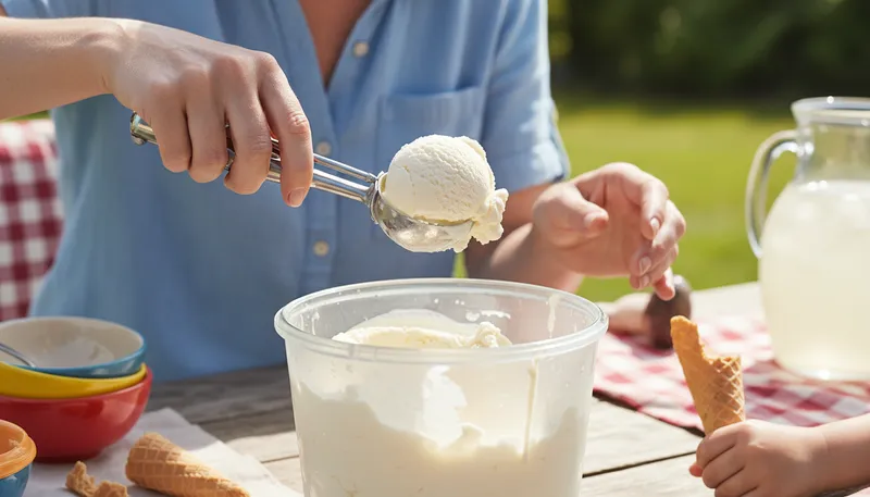 Illustration of scoop: a utensil for lifting or digging