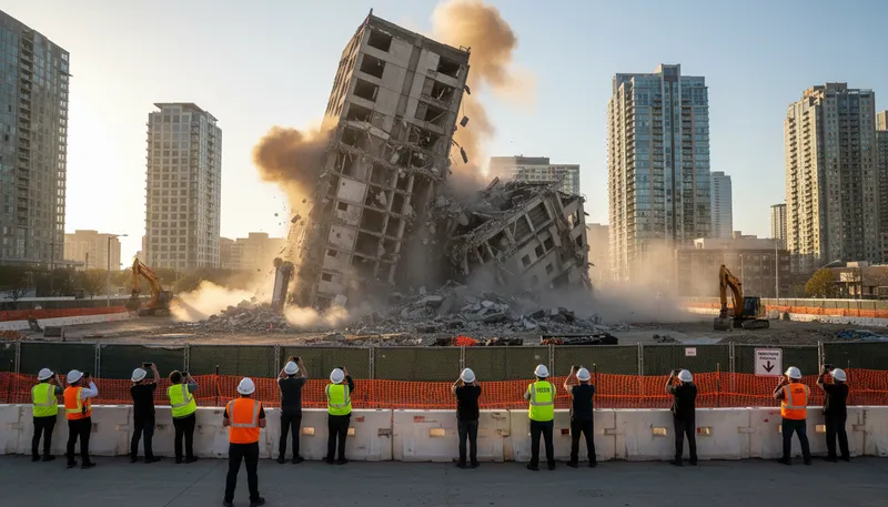 Illustration of implode: To collapse inward suddenly with force.
