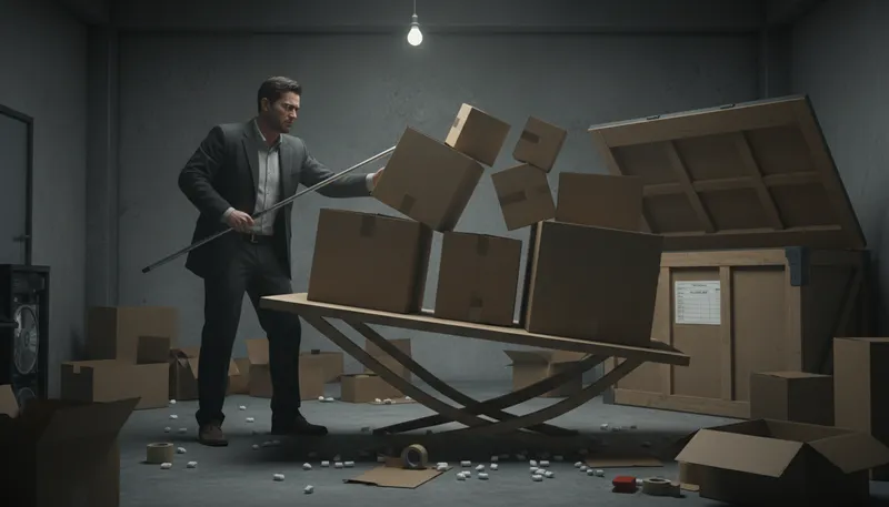 Illustration of box clever: To think smartly and creatively.