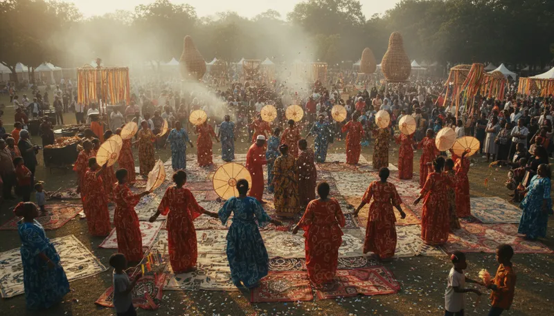 Illustration of ife: A Yoruba festival celebrating culture and tradition.