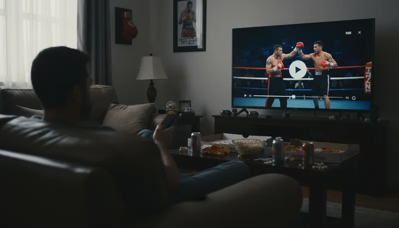 Illustration of ppv: Pay-per-view; a system for viewing events.