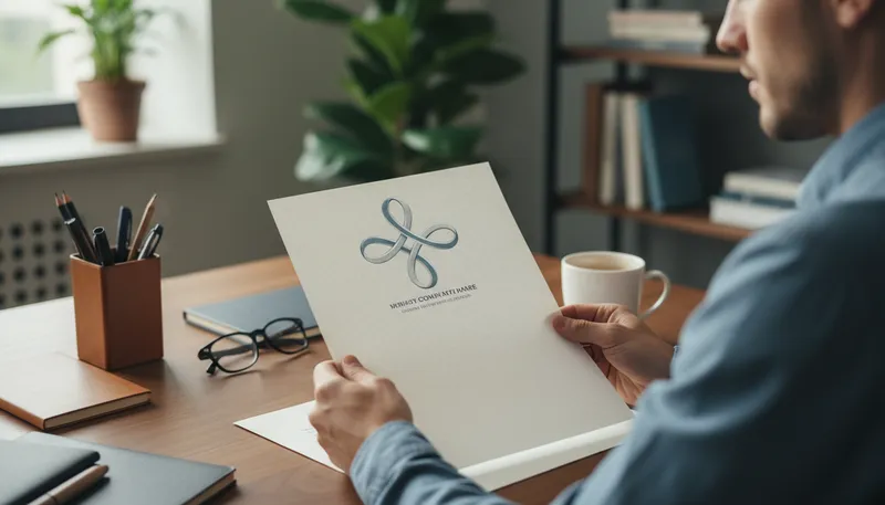 Illustration of letterhead: A printed heading on official stationery.