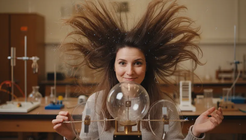 Illustration of static: electricity at rest