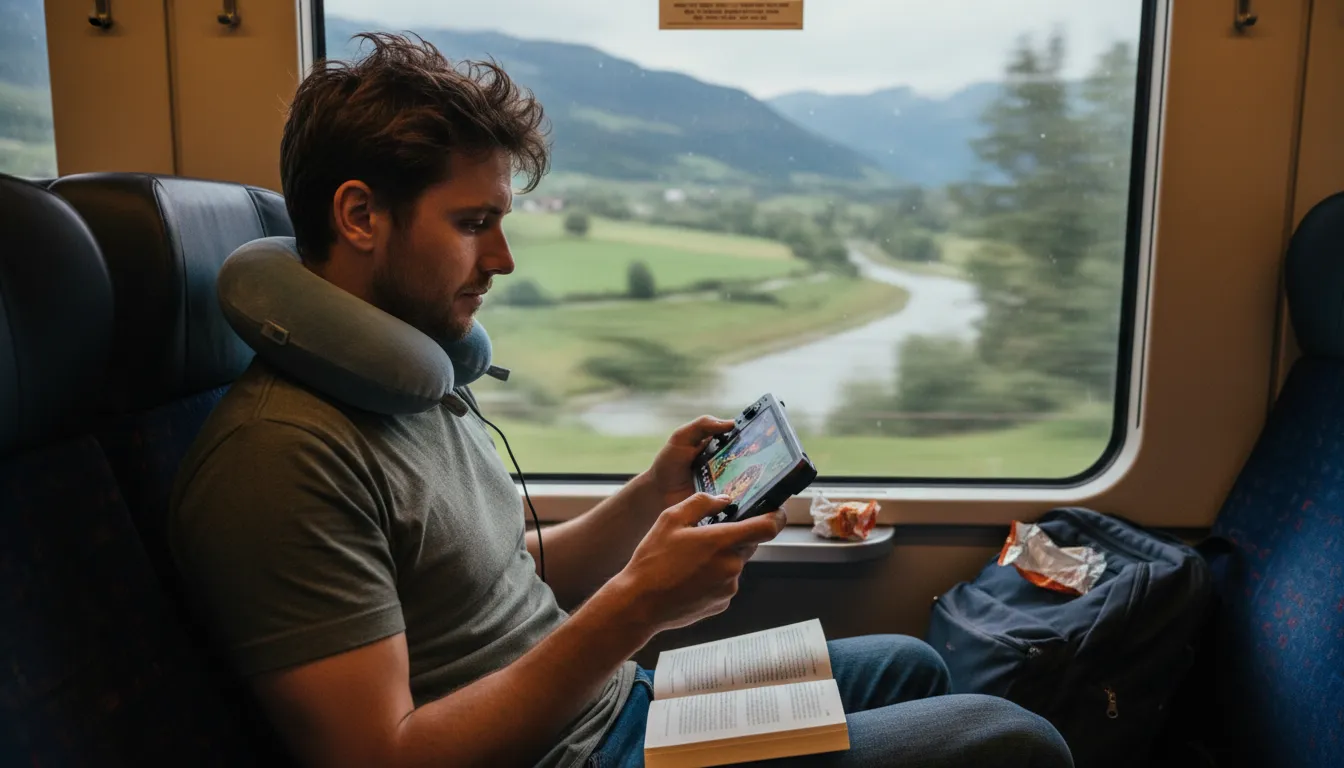 handheldのイラスト：Compact enough to carry and operate easily.