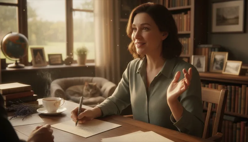 Illustration of warmest regards: A friendly way to end a letter.