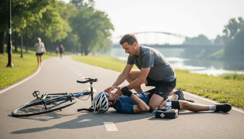 Illustration of samaritan: a person who helps others in need