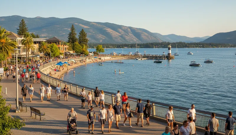 Illustration of kelowna: A city in British Columbia, Canada.