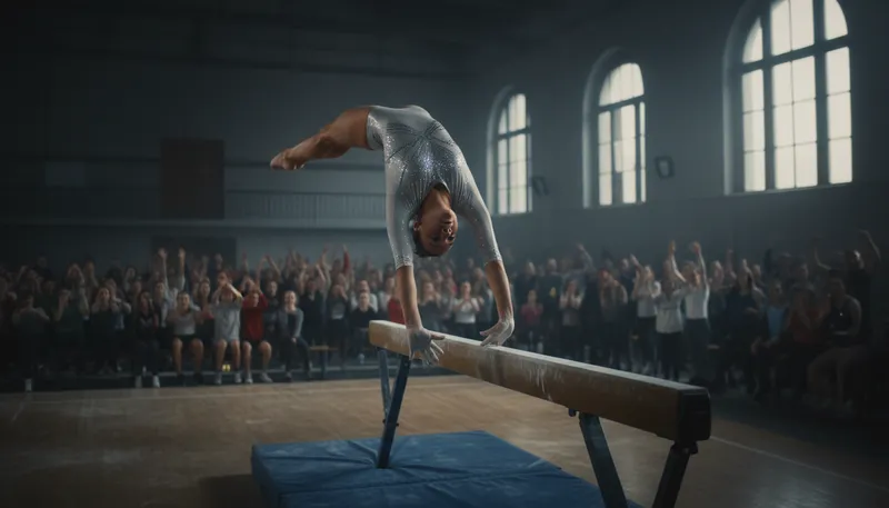 Illustration of stunt: An action that is difficult and impressive.