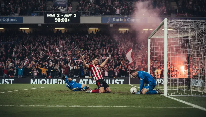 Illustration of equalizer: goal that evens the score