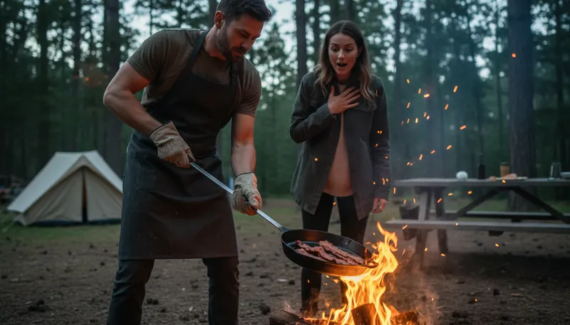Illustration of pull someone's bacon out of the fire: Help someone avoid disaster.