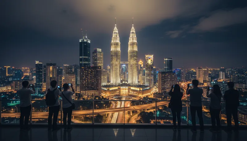 Illustration of KL: Abbreviation for Kuala Lumpur, the capital of Malaysia.