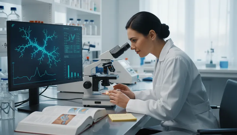 Illustration of specialist: A person with expert knowledge in a field.