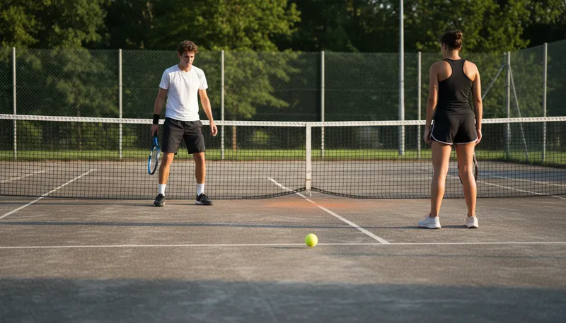 Illustration of the ball is in someone's court: It's someone's turn to take action.