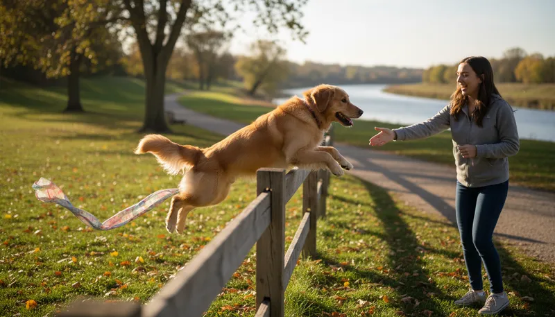Illustration of hop the wag: to jump over a fence or barrier