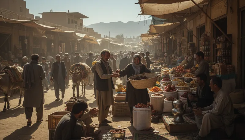 Illustration of kandahar: A city in Afghanistan, known for its history.