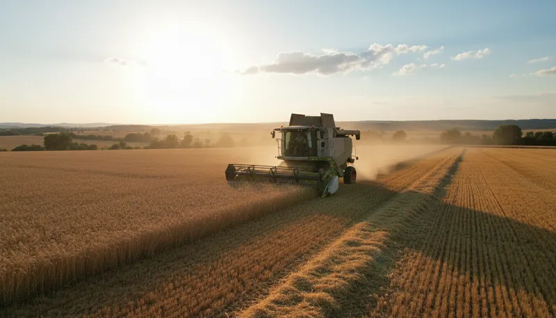 Illustration of wheat: A grain used to make bread and pasta.