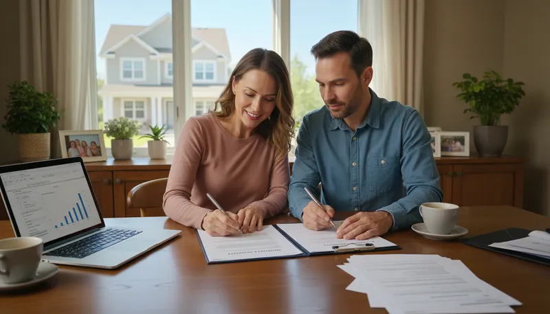 Illustration of refinance: To change the terms of a loan.