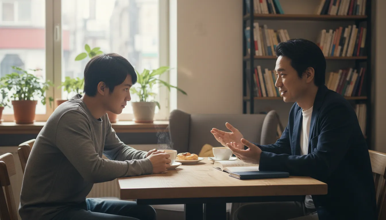 hyung 일러스트: a Korean term for older brother