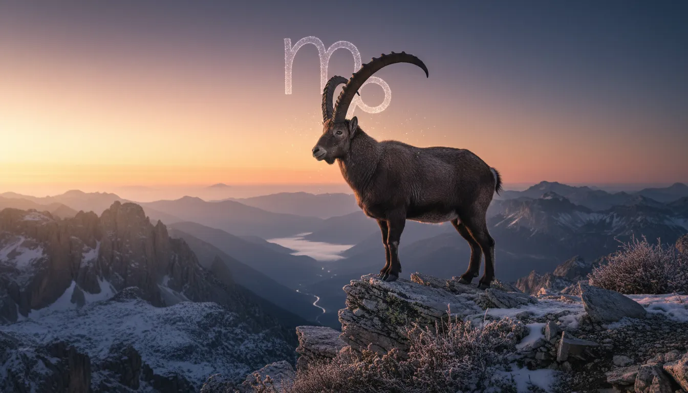 Illustrazione di Capricorn: A zodiac sign represented by a goat.