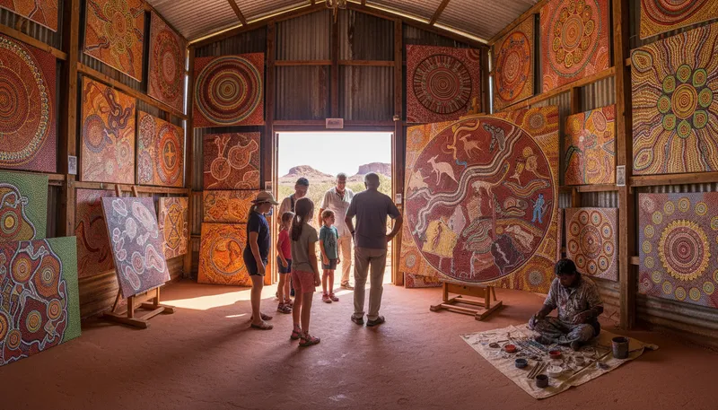 Illustration of aboriginal: Relating to the original inhabitants of a region.