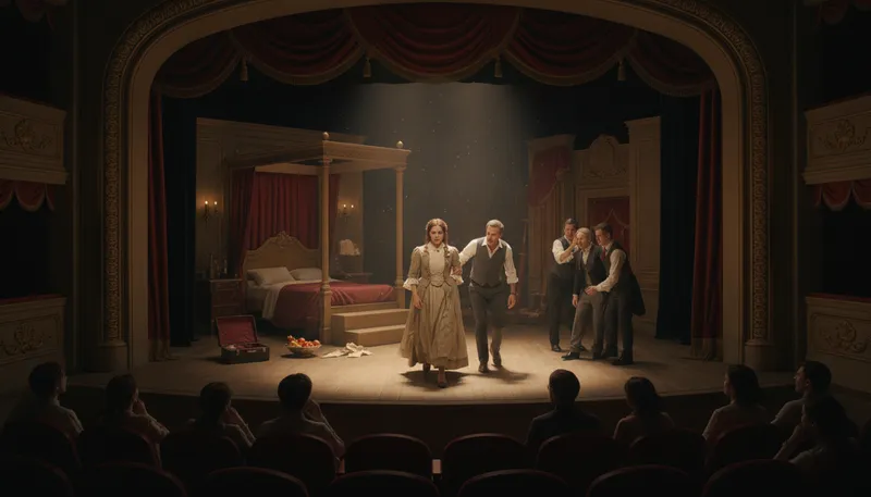 Illustration of understudy: A performer who substitutes for another in a role.