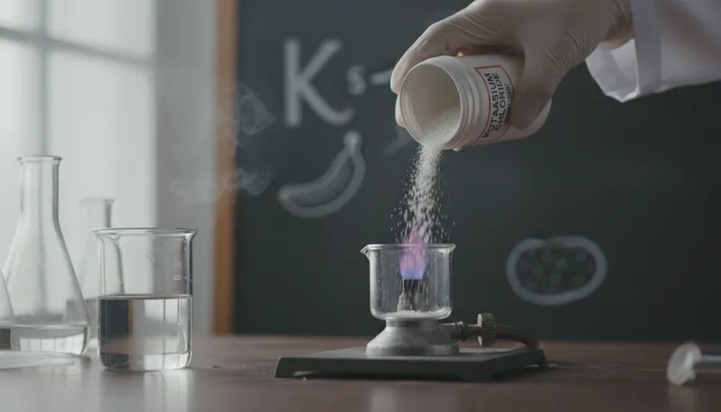 Illustration of ks: symbol for potassium in chemistry