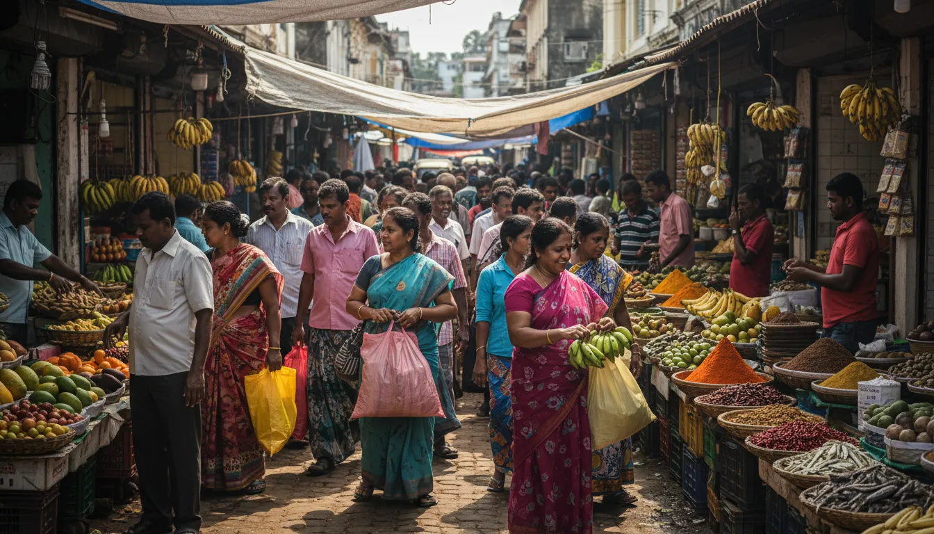 colomboのイラスト：the large capital city of Sri Lanka