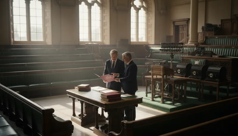 Illustration of hansard: The official report of parliamentary debates.