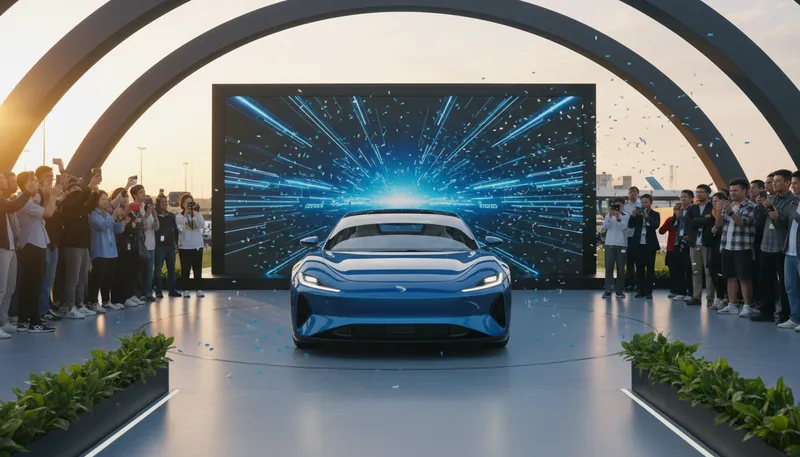 Illustration of automaker: a company that manufactures cars.