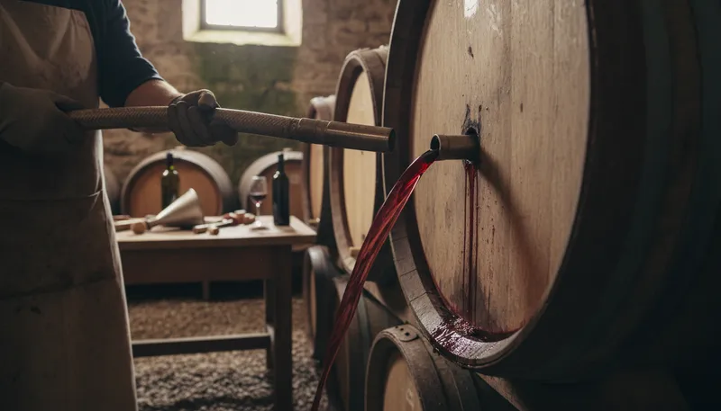 Illustration of cask: A barrel used for storing liquids like wine.