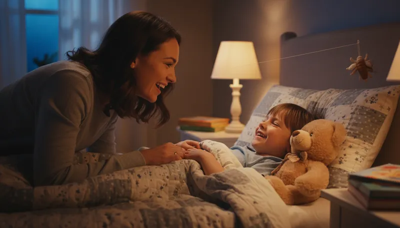 Illustration of don't let the bedbugs bite: a playful way to say goodnight