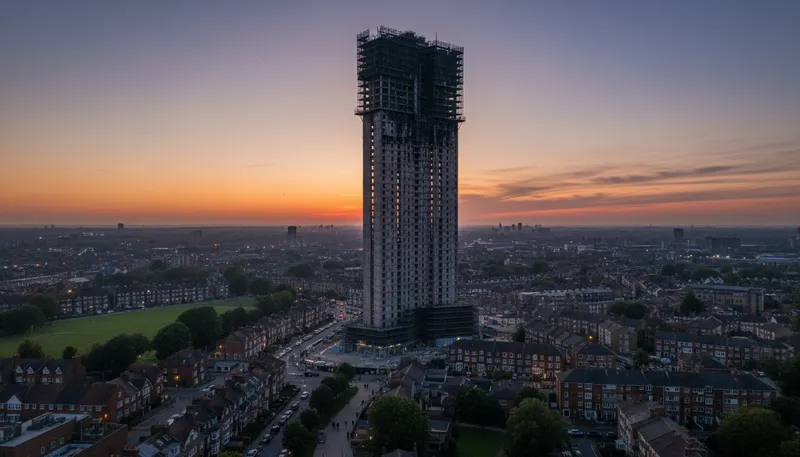 Illustration of grenfell: a name often associated with a tragic event