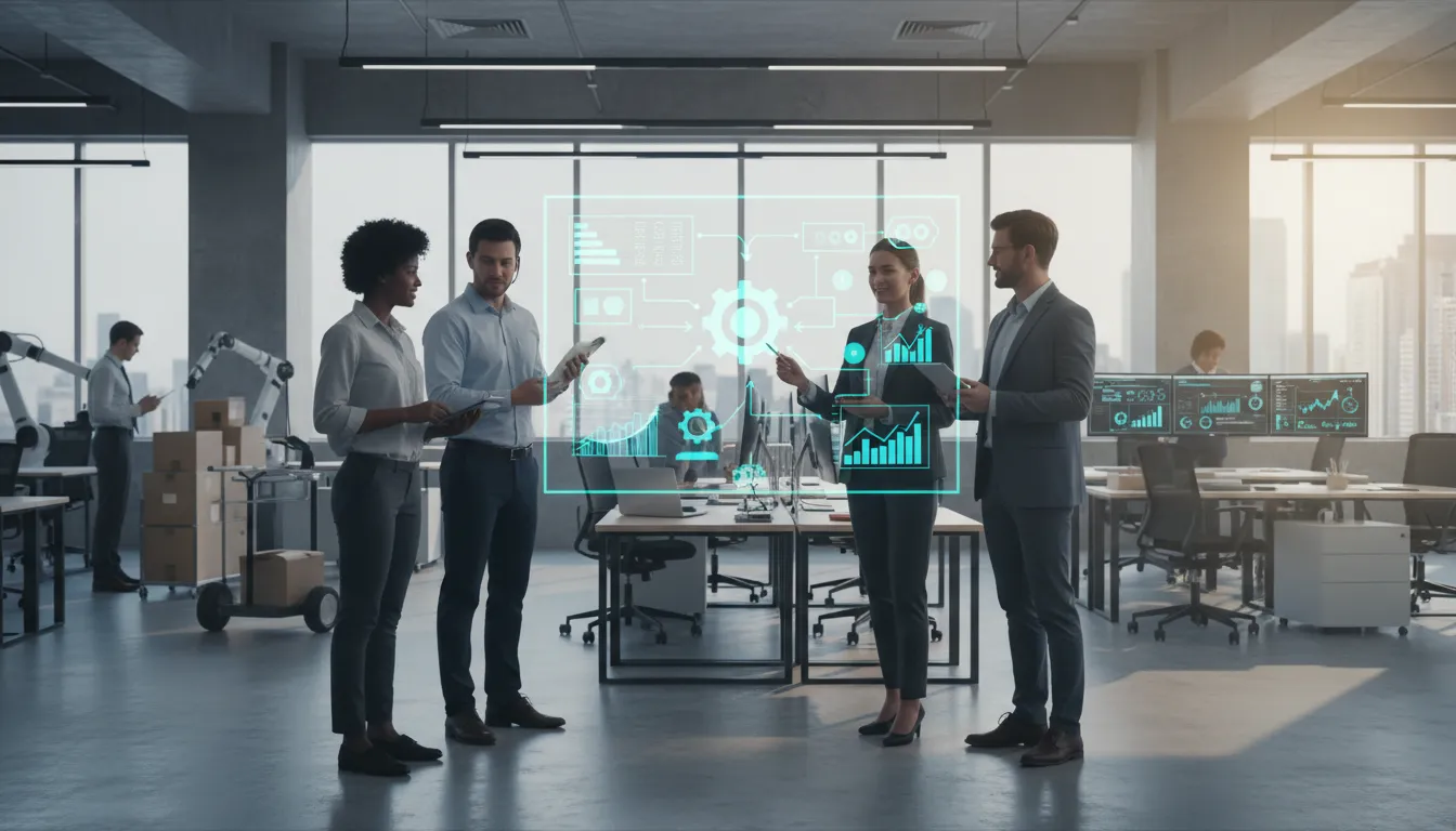 Illustrazione di IAS: An acronym often used for 'Intelligent Automation Services'.
