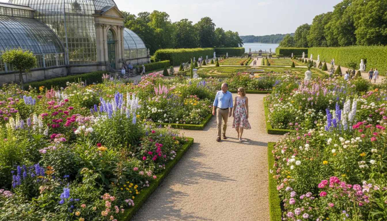 Hanoverのイラスト：A city in Germany known for its gardens.
