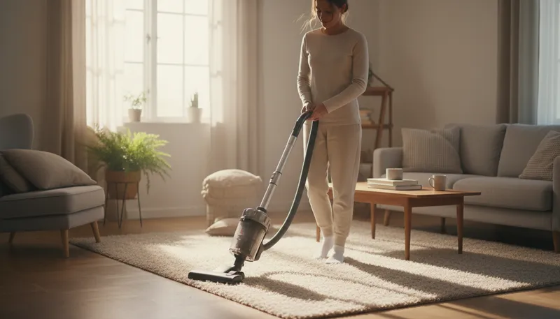 Illustration of hoover: a brand name for a vacuum cleaner