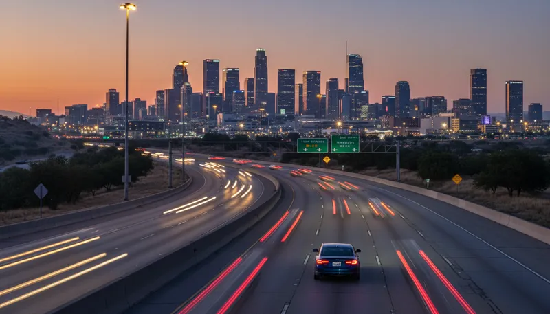 Illustration of interstate: relating to or existing between states