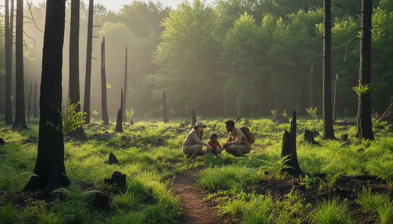 Illustration of regenerate: To grow back or restore to a former state.