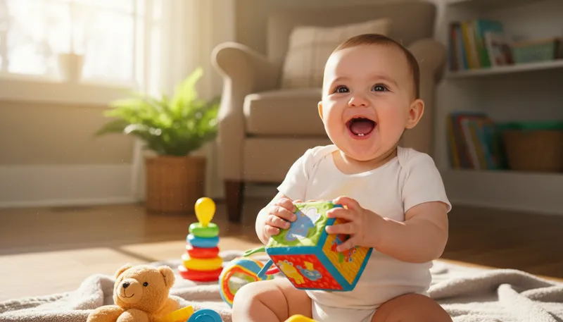 Illustration of infant: A very young child, usually under one year.