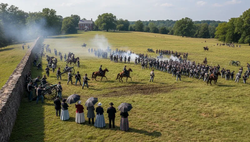 Illustration of fredericksburg: A city known for historical significance and battles.