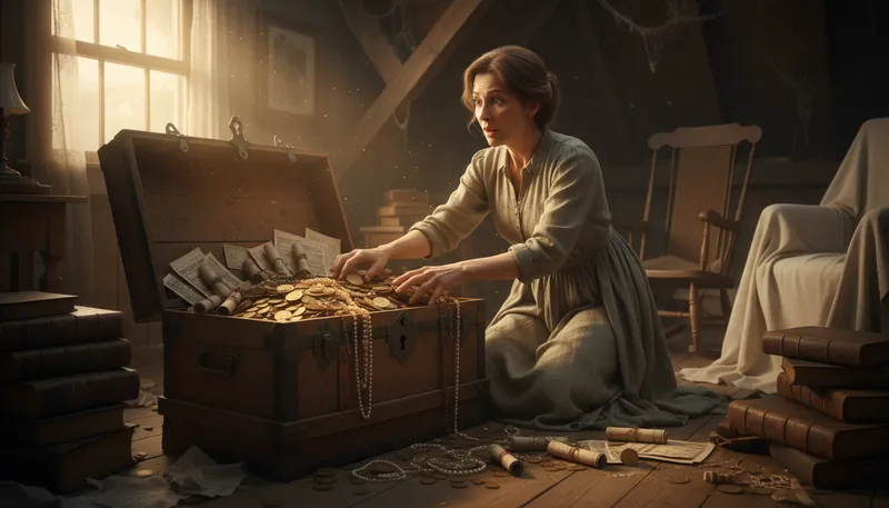 Illustration of fortune: a large amount of wealth or luck