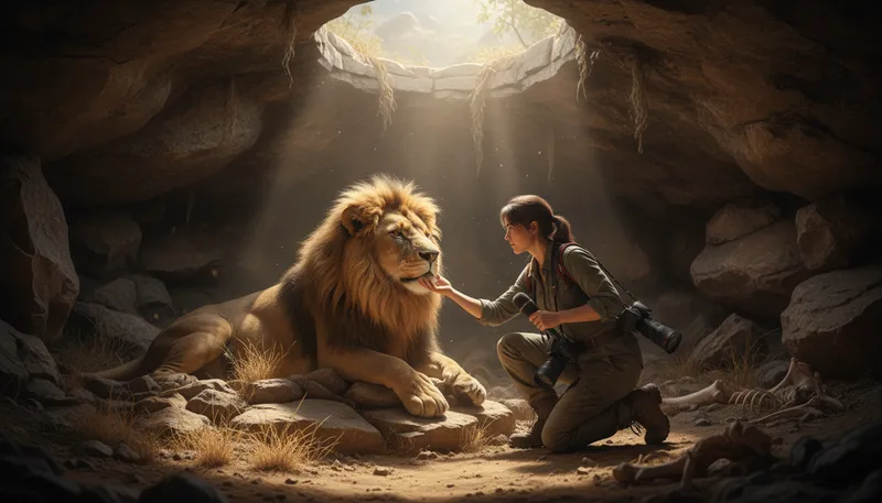 Illustration of beard the lion in his den: To confront someone powerful directly.