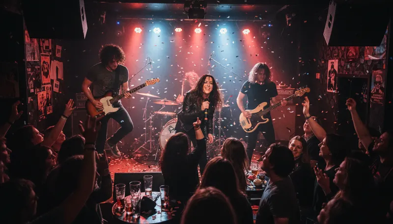 Illustration of gig: a live performance