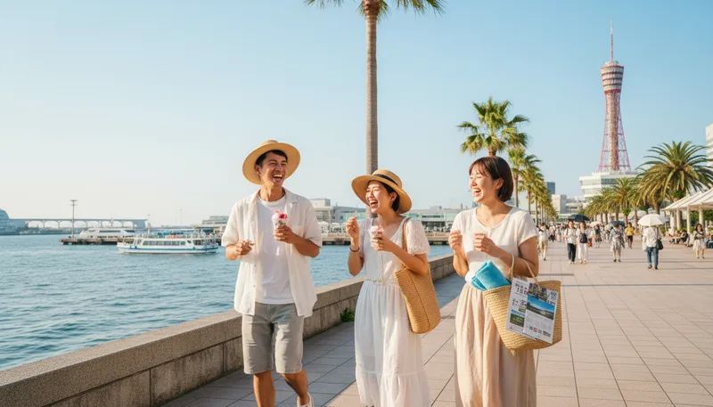 Illustration of fukuoka: a city in Japan known for its culture.