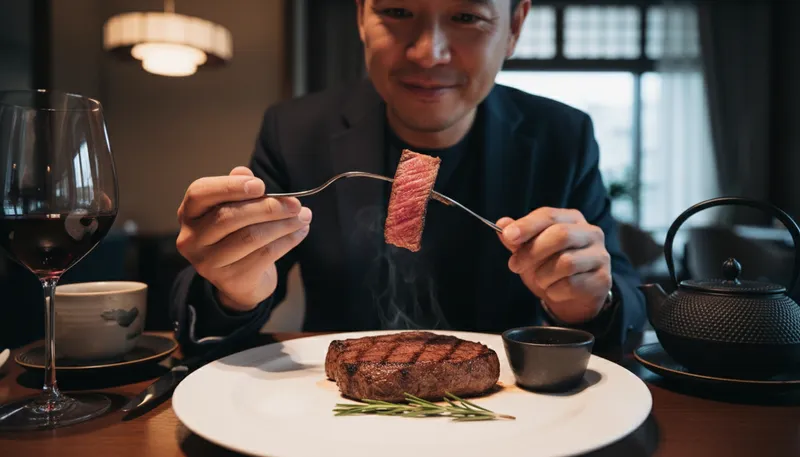 Illustration of kobe: type of premium beef