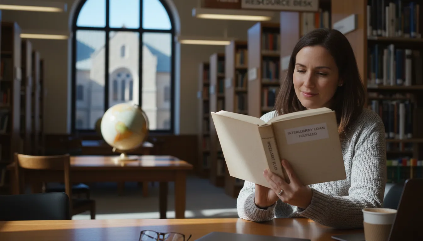 Illustration of interlibrary: Happening between two or more libraries.
