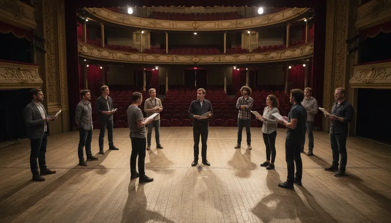 Illustration of rehearsal: Practice before a performance or event.