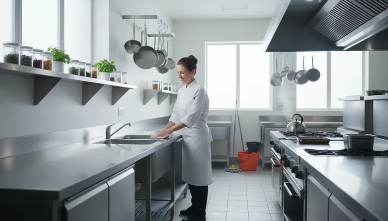 Illustration of sanitary: Clean and free from germs or dirt.