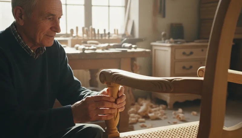 Illustration of workmanship: Skill in making or crafting something.